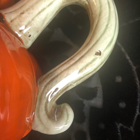 JOHANNA PARKER DESIGNS NEW VINTAGE STYLE PUMPKIN COFFEE MUG NEVER USED HALLOWEEN - Picture 6 of 7